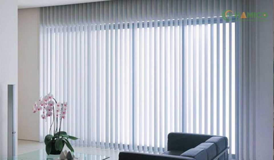 Rèm lá dọc đơn giản và hiệu quả với công năng sửa dụng