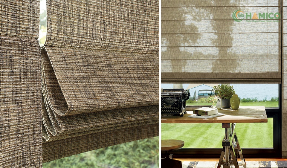 Rèm roman mang đến không gian vẻ đẹp sang trọng hiện đại lại pha chút lãng mạn của phong cách tây